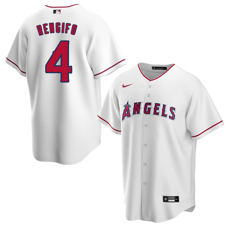 Nike Men #4 Luis Rengifo Los Angeles Angels Baseball Jerseys Sale-White